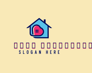 Heart Window Property Logo