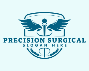 Surgical - Health Caduceus Medical logo design