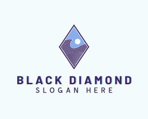 Diamond Wave Technology logo design