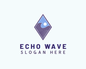 Diamond Wave Technology logo design