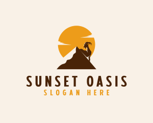 Goat Mountain Sun logo design