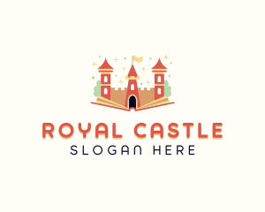 Castle - Learning Castle Book logo design