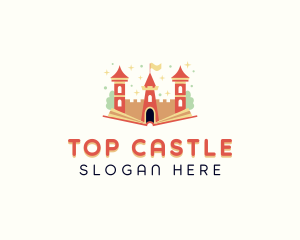 Learning Castle Book logo design