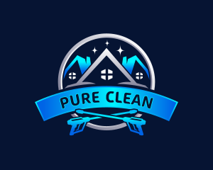 Pressure Wash Cleaning logo design