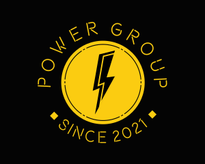 Fast Food - Gold Lightning Energy logo design