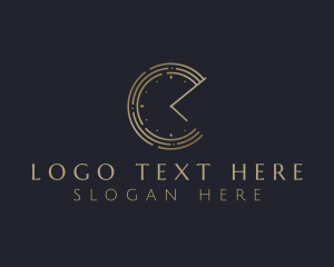 Clock - Luxury Time Boutique logo design