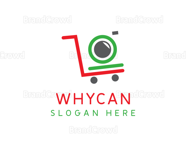 Cart Camera Shopping Logo