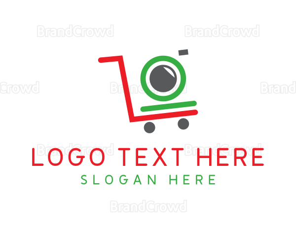 Cart Camera Shopping Logo