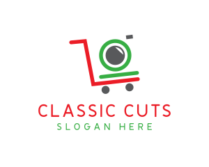 Cart Camera Shopping logo design