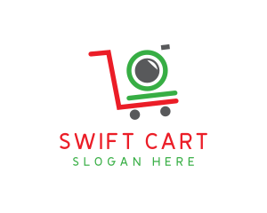 Cart Camera Shopping logo design