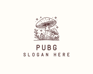 Fungus Herbal Mushroom Logo