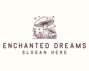 Fairytale - Fungus Herbal Mushroom logo design