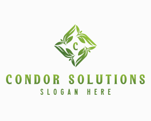 Eco Herbal Garden logo design