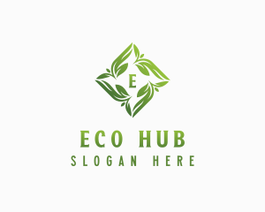 Eco Herbal Garden logo design