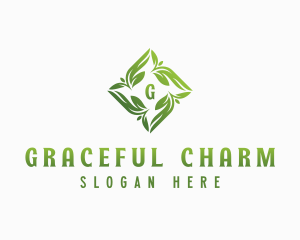 Eco Herbal Garden logo design