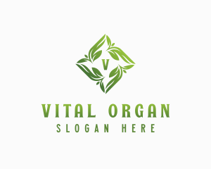 Eco Herbal Garden logo design