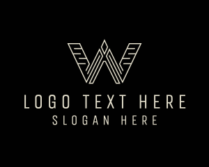 Interior Design - Agency Business Letter W logo design