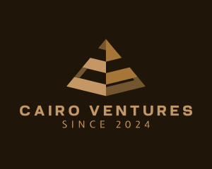 Cairo - Pyramid Builder Contractor logo design