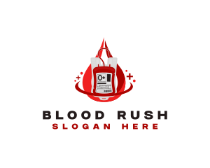 Medical Blood Hospital logo design