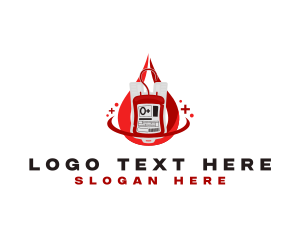 Donation - Medical Blood Hospital logo design