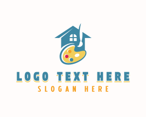 Toy Store - Kindergarten Artist Painter logo design