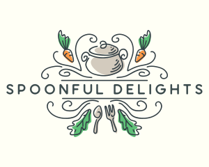 Cooking Pot Caserole logo design