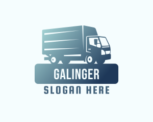 Delivery Truck Logistics Logo