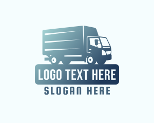 Delivery Truck Logistics Logo