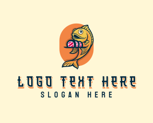 Seafood Sushi Restaurant Logo