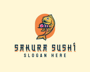 Seafood Sushi Restaurant logo design