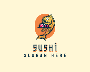 Seafood Sushi Restaurant logo design