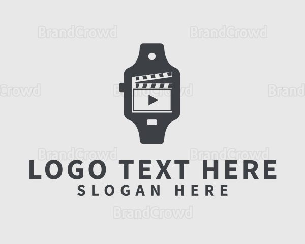 Clapperboard Movie Watch Logo