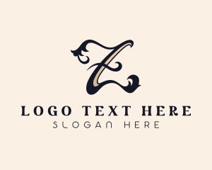 Lettermark - Elegant Ornamental Boutique logo design