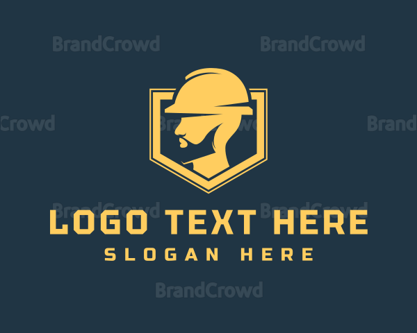 Construction Worker Gear Logo