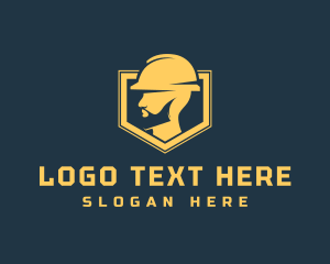 Labor - Construction Worker Gear logo design
