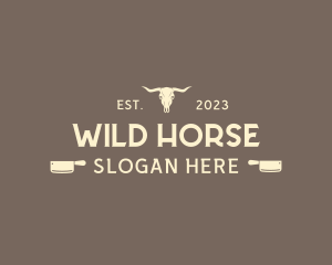 Ranch - West Bull Ranch logo design