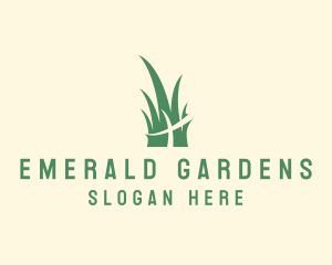 Grass Cutting Landscaper logo design