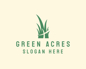 Grass Cutting Landscaper logo design