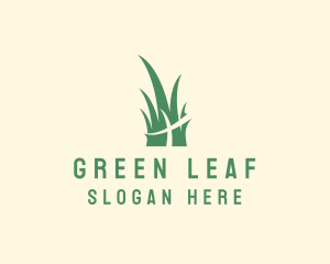 Grass Cutting Landscaper logo design