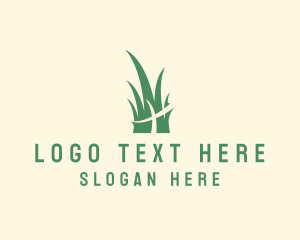 Yard - Grass Cutting Landscaper logo design