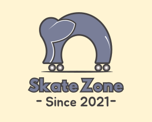 Skate - Elephant Skate Park logo design