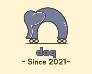 Jungle - Elephant Skate Park logo design