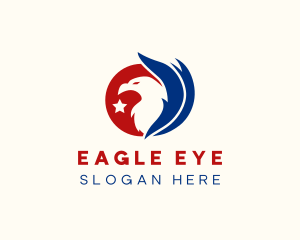 American Bald Eagle logo design