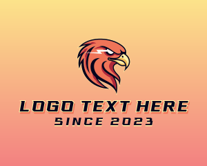 Bird - Eagle Bird Lightning logo design
