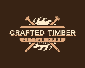 Woodwork - Woodwork Carpentry Saw logo design