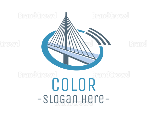 Blue Cable Bridge Logo