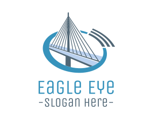 Blue Cable Bridge logo design