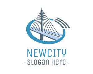 Blue Cable Bridge logo design