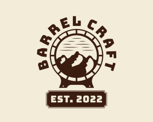 Barrel - Mountain Barrel Brewery logo design