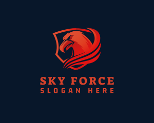 Airforce - Eagle Shield Military logo design
